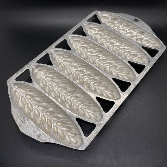 Vintage Griswold Wheat & Corn Stick Pan #A 8027 Cast Aluminum